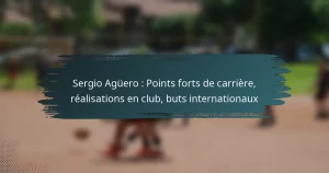 Sergio Agüero : Points forts de carrière, réalisations en club, buts internationaux